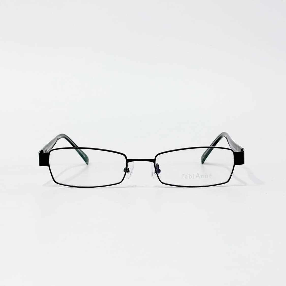 FabiAnne 블랙 스퀘어 메탈 데드스탁 빈티지안경 상품이미지1