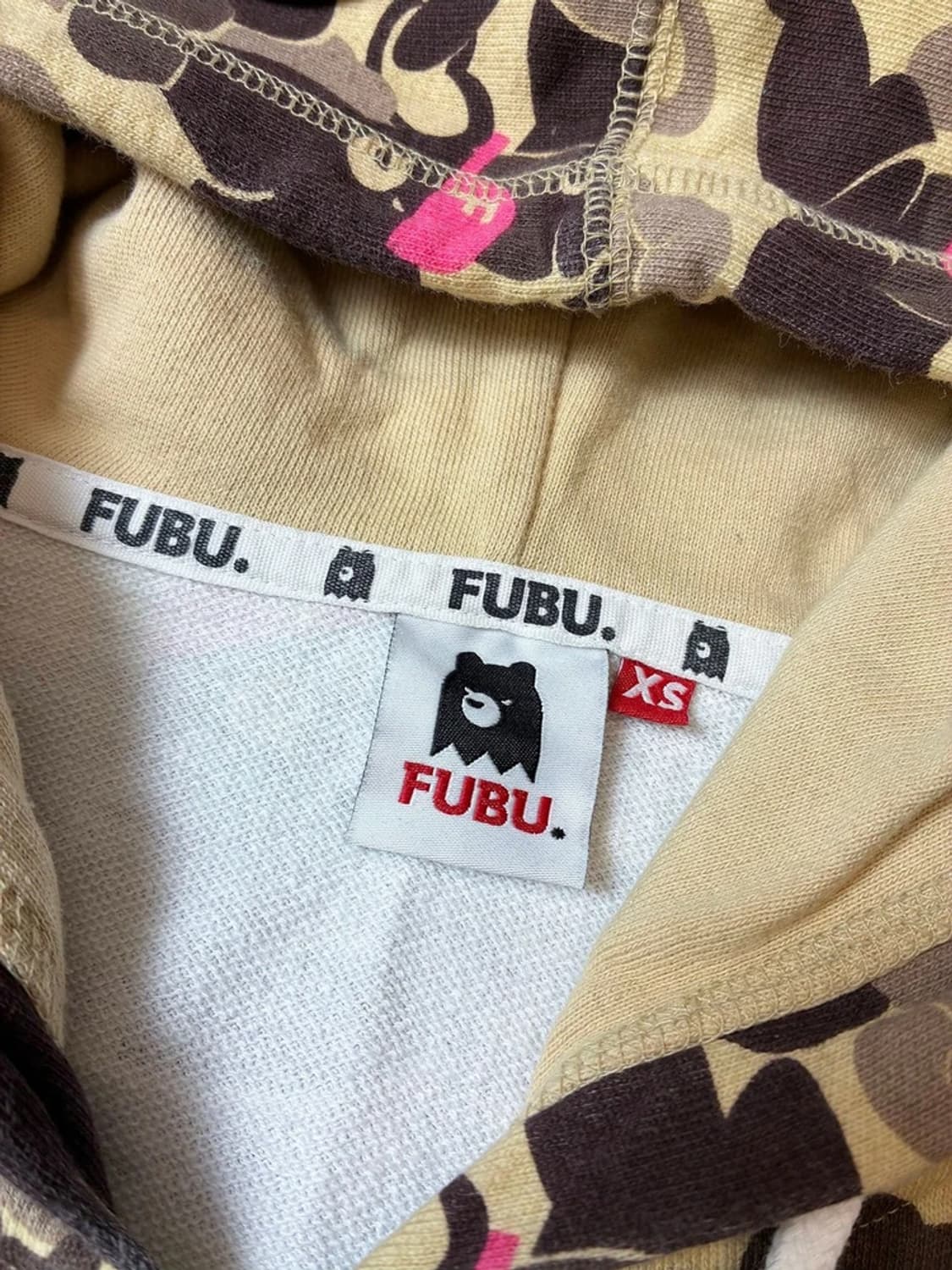 푸부 베이프 오마주 쿠마 카모 후드집업 PN7414 상품이미지6