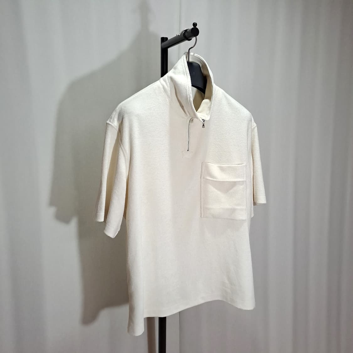 (택포) 시스템옴므 테리 반집업 티셔츠 105 B595 상품이미지2