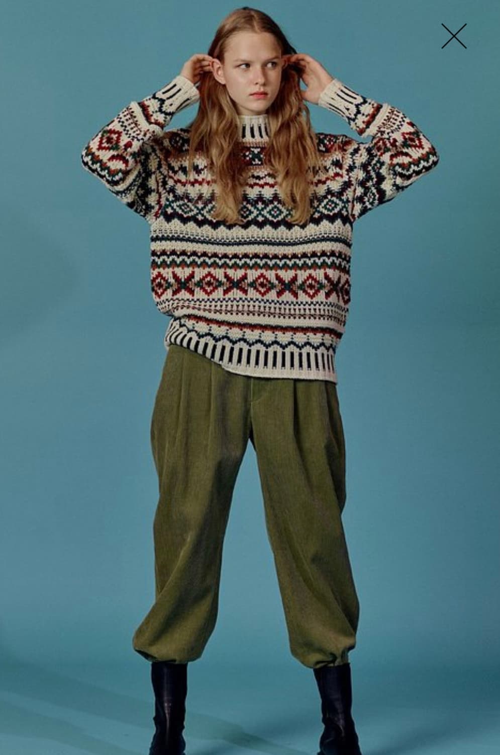 스튜디오톰보이 에스닉패턴 풀오버 상품이미지2