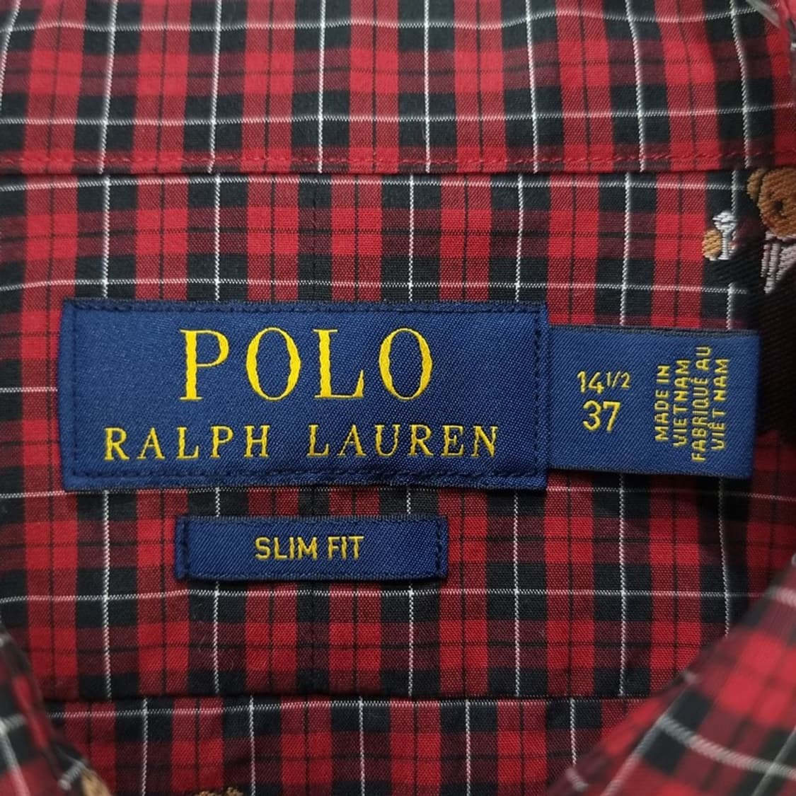 [폴로 랄프로렌] 폴로 베어 체크 셔츠 M19245 상품이미지6