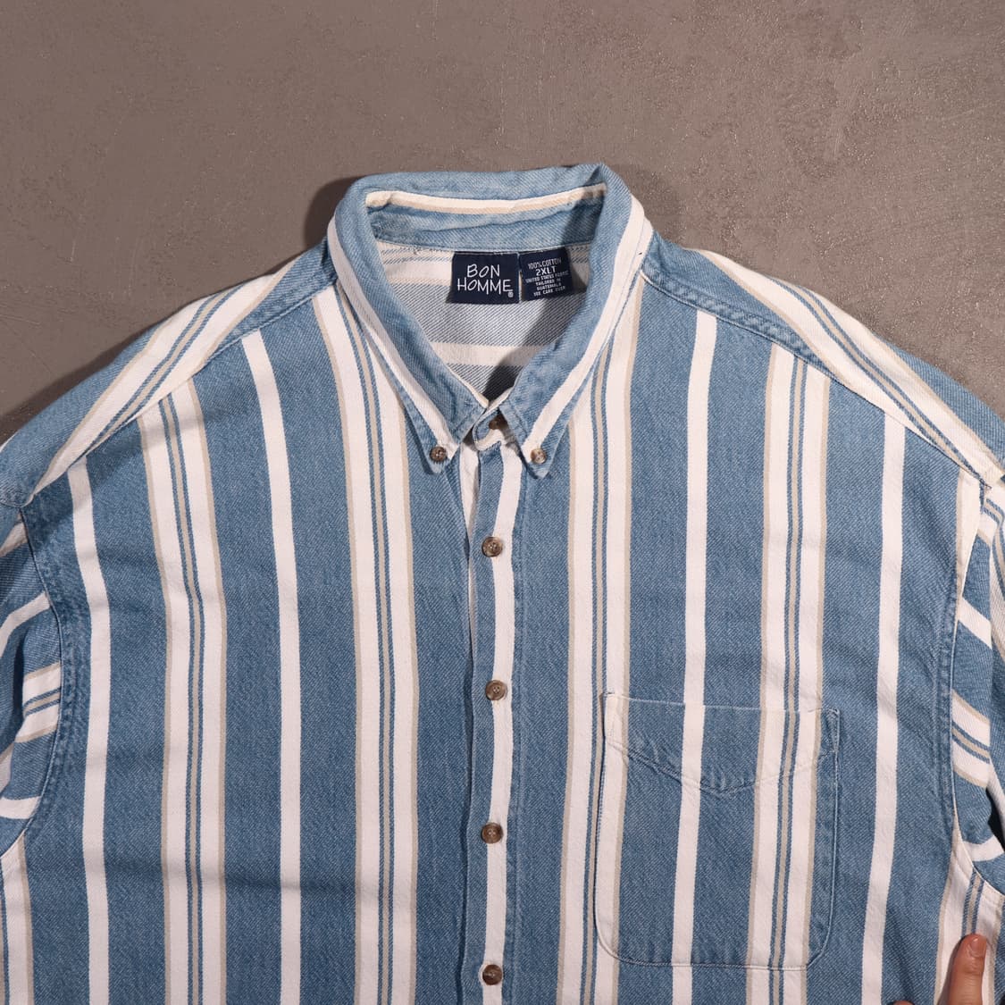 빈티지 USA 데님 웨스턴 셔츠 상품이미지2