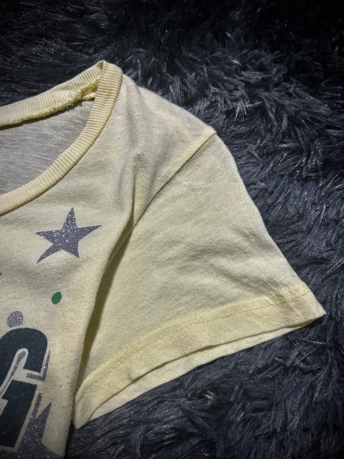 스타 프린팅 레터링 반팔 티셔츠 상품이미지4