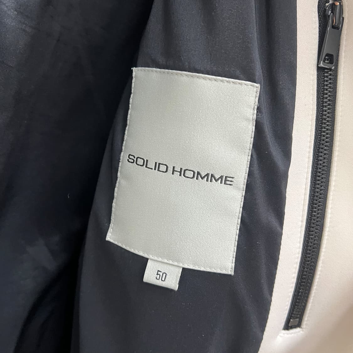 솔리드옴므 네오프렌 블루종 자켓 105 상품이미지4