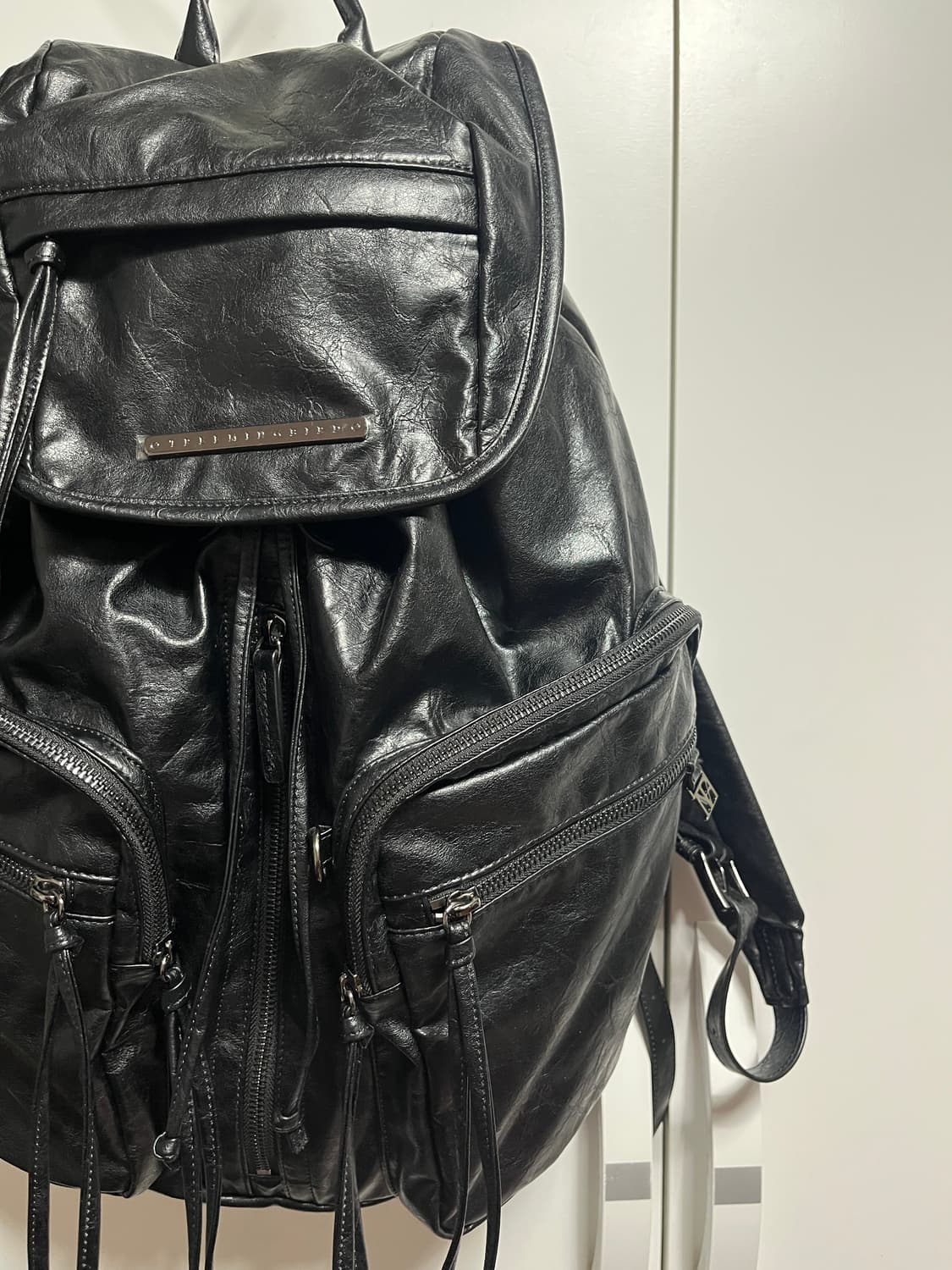 트리밍버드 레더백팩 상품이미지1