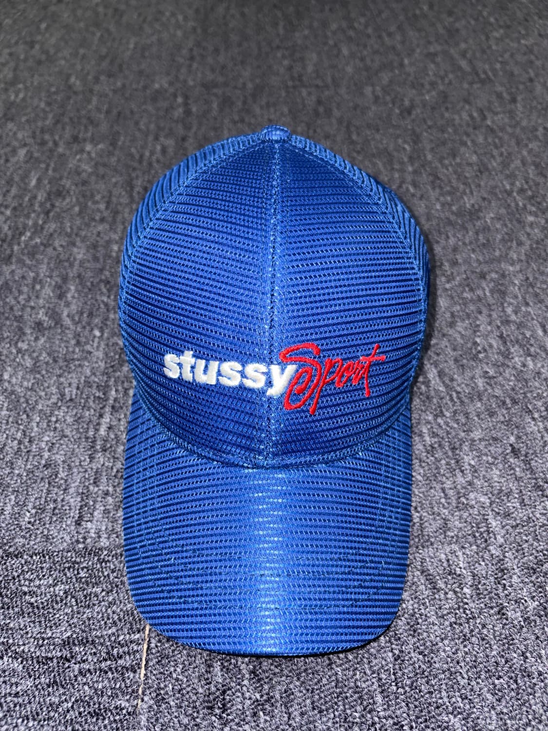 스투시 미드 뎁스 스포츠 메쉬 스냅백 블루 상품이미지1