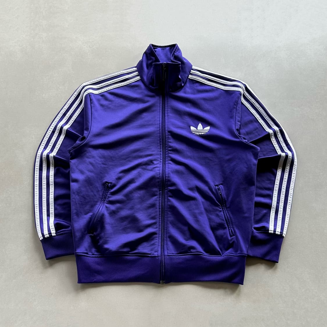 [XL]아디다스 구형 파이어버드 퍼플 트랙탑 져지 상품이미지1