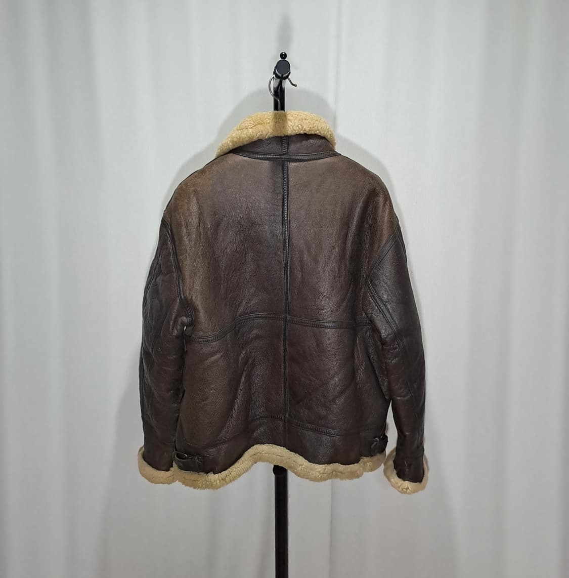 (택포) TAPE-3 빈티지 양가죽 양털 무스탕 XL B427 상품이미지5