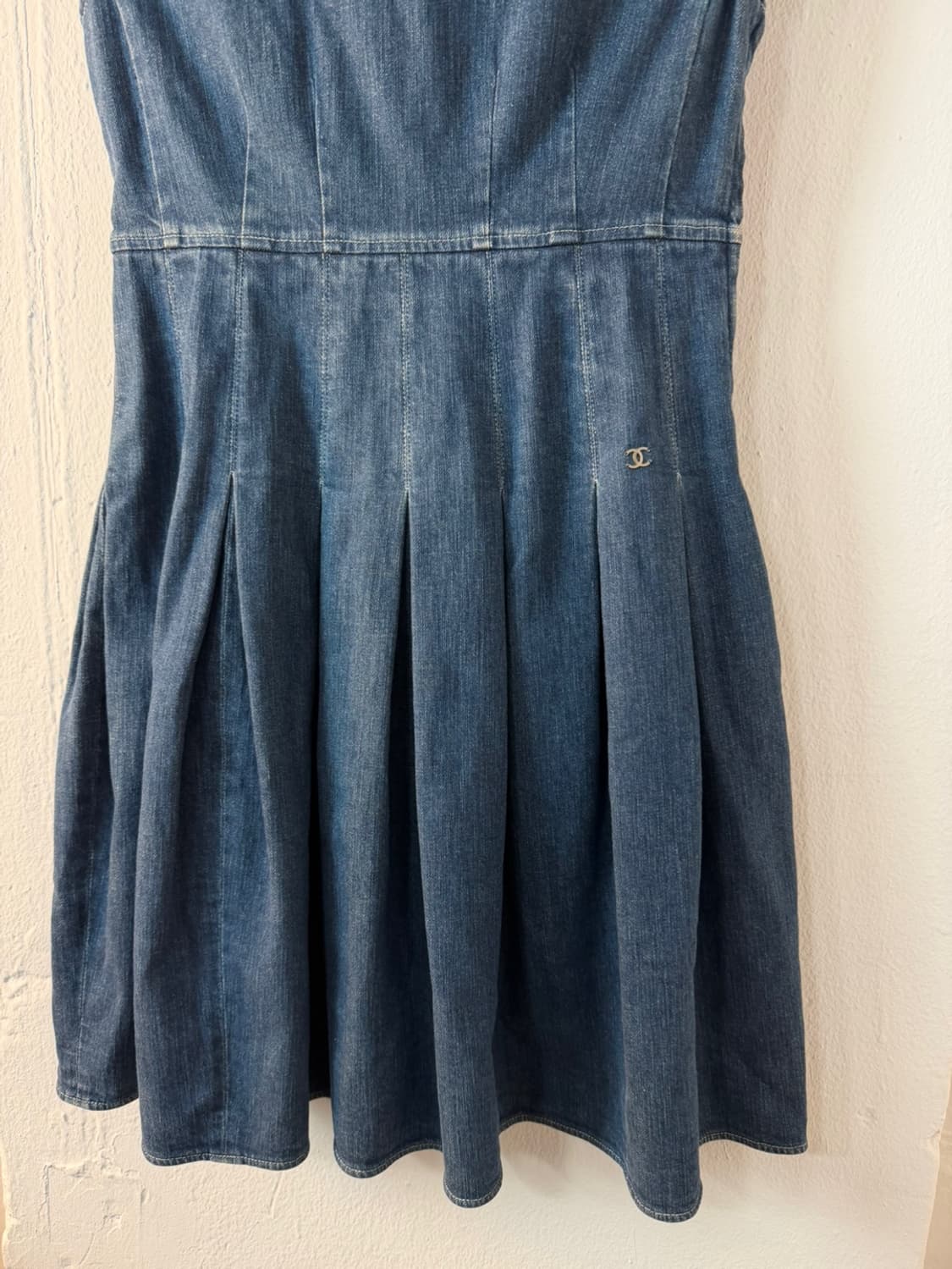 샤넬 2007 데님 미디 드레스  상품이미지4