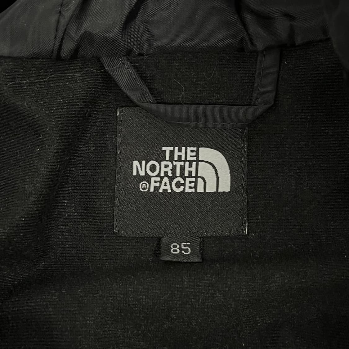 [정품/85] 노스페이스 블랙 바람막이 후드 자켓 b17 상품이미지5
