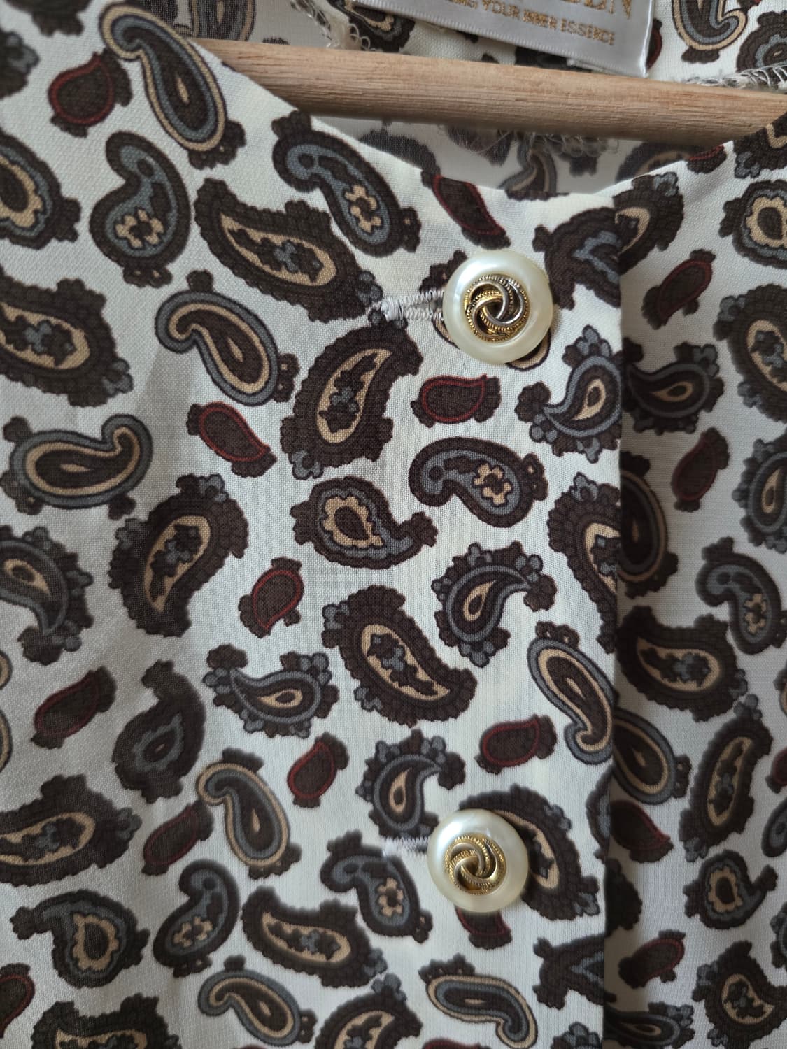 빈티지 페이즐리 블라우스 / made in Japan 상품이미지2