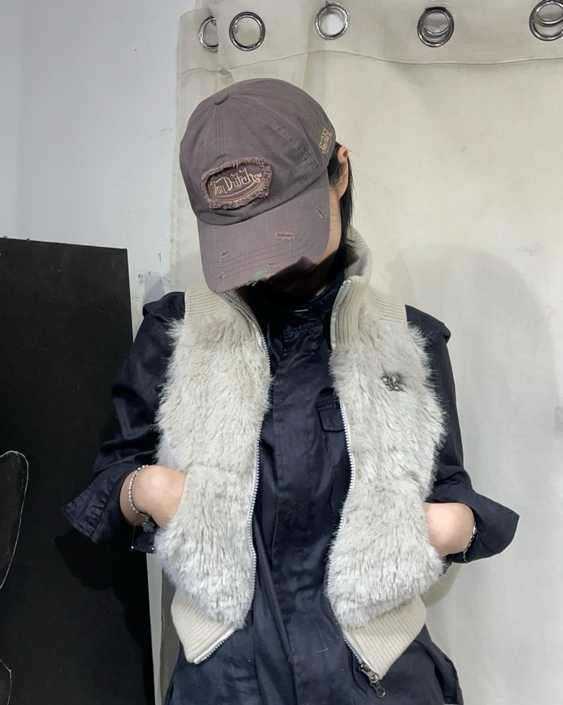 본더치 y2k 볼캡 자수 모자 상품이미지5