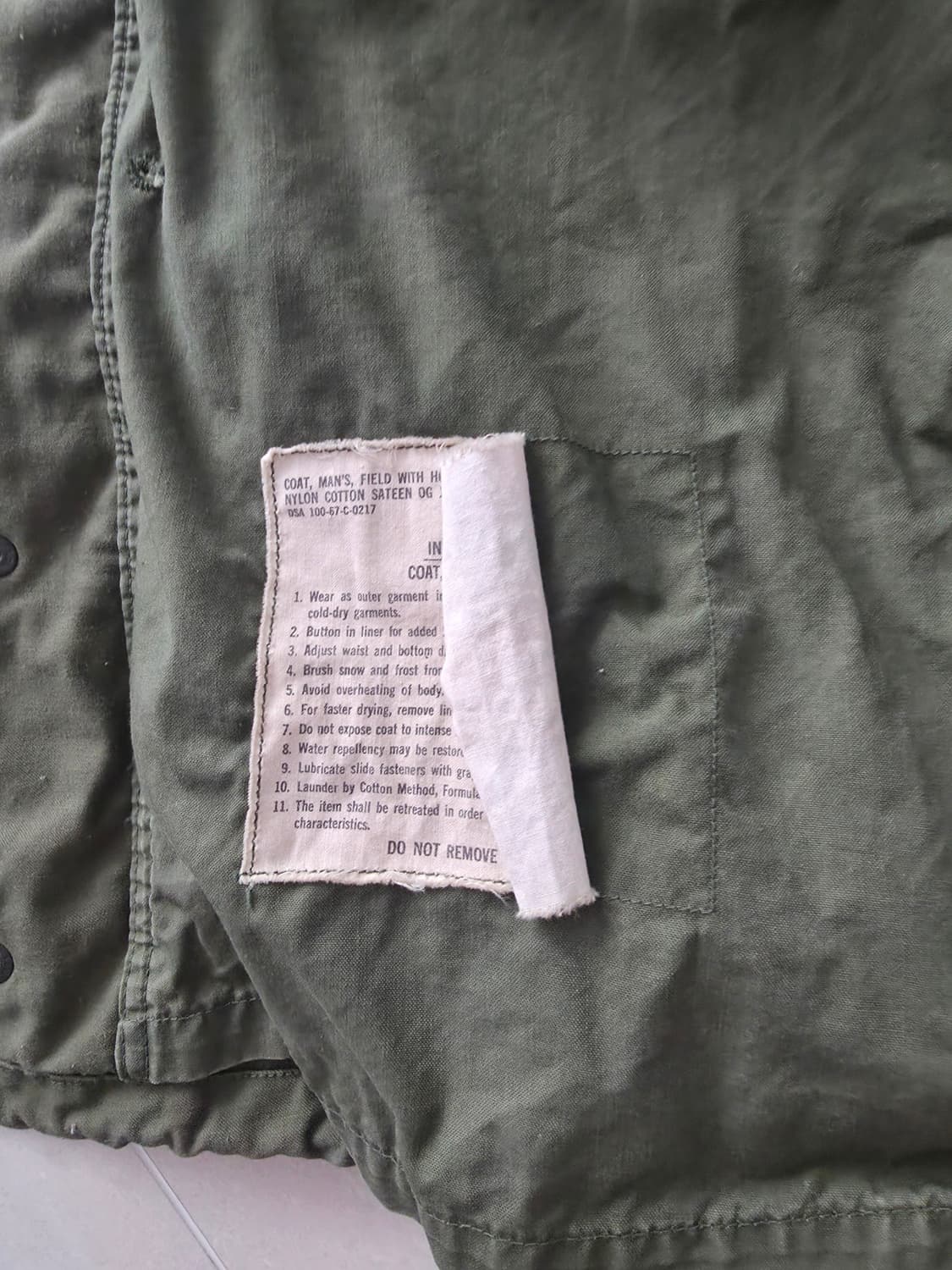 OG M65 필드자켓 소령야상 상품이미지6