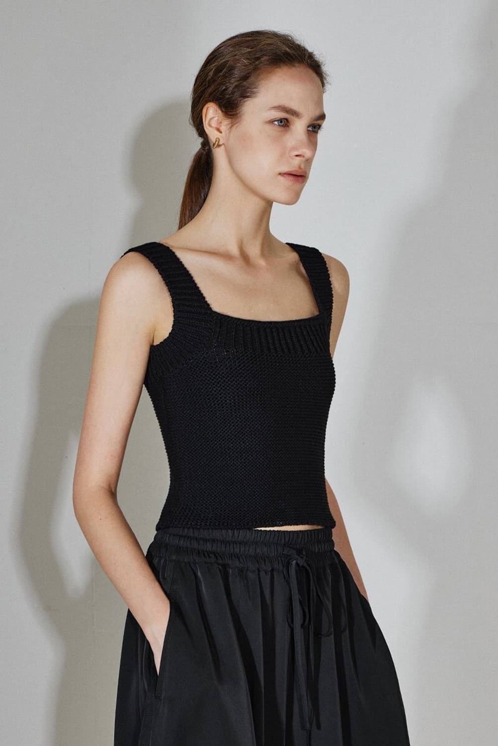 리디피(ridifi) BOLD THREAD KNIT 니트 나시 민소매 상품이미지2