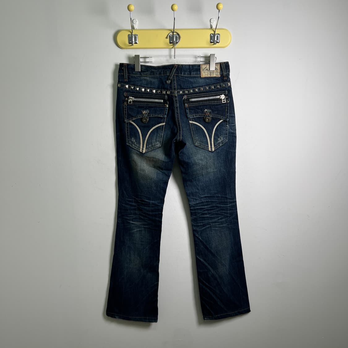 로리타진 스터드 세미 부츠컷 데님 팬츠 31 상품이미지2