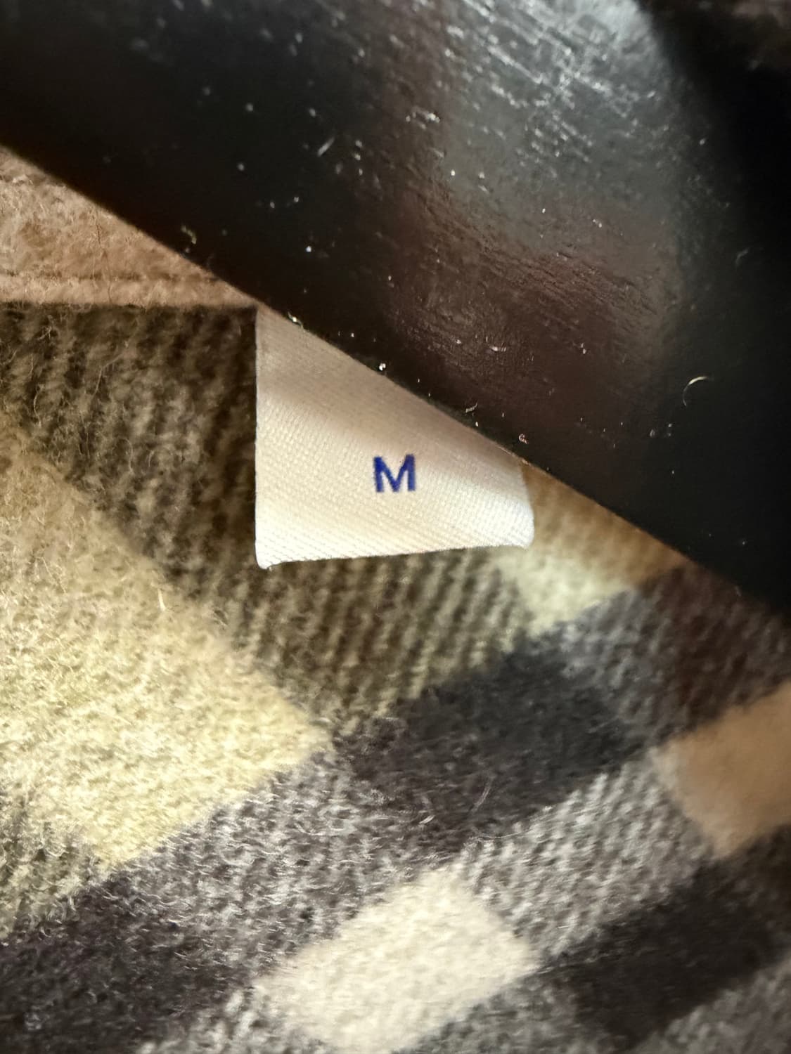 버버리 체크 울 블렌드 오버셔츠 ( 95~100 ) 상품이미지7