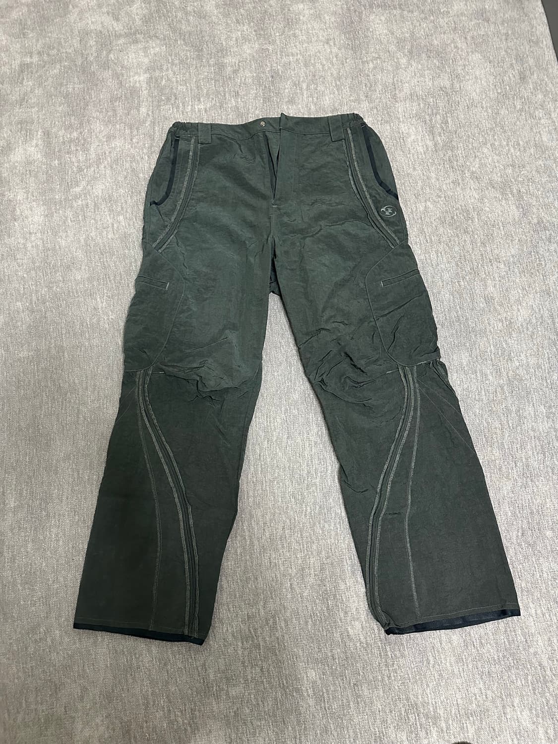 (1) 산산기어 파이핑 팬츠 블루 차콜 상품이미지2