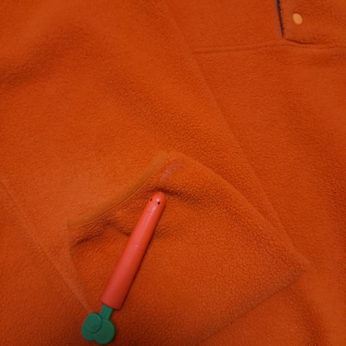 90s 빈티지파타고니아 신칠라 스냅티 오렌지 L 상품이미지7