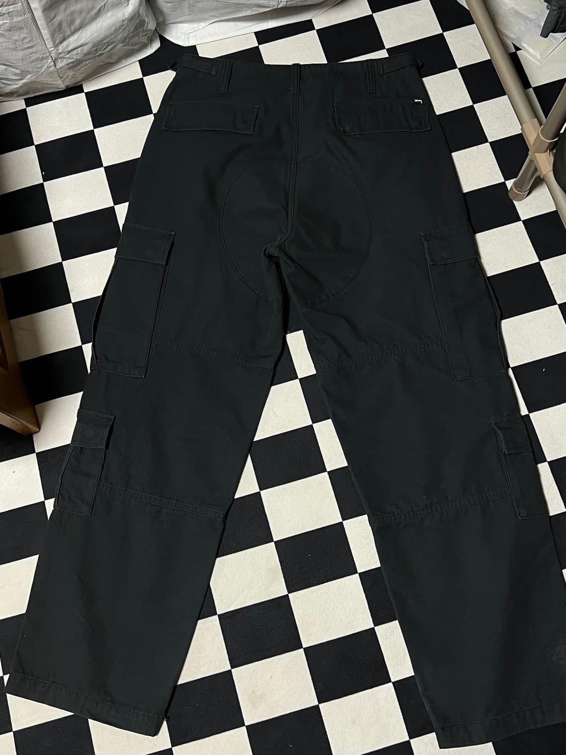 [30] 스투시 립스탑 서플러스 카고 팬츠 블랙 상품이미지3