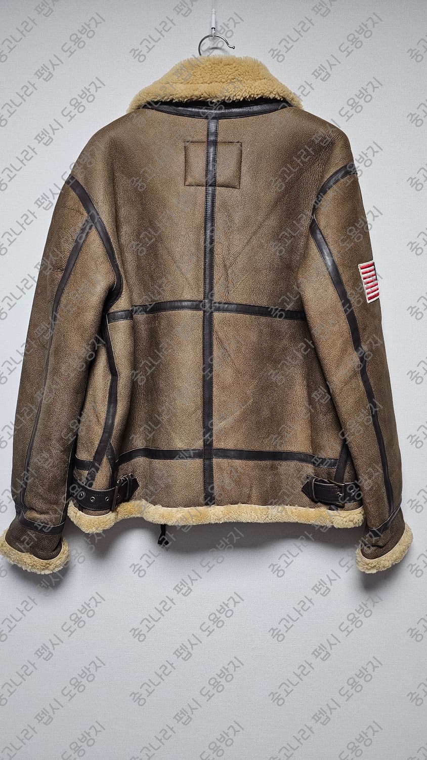 최종 할인! 뉴에라 뉴욕양키즈 천연 양모 무스탕 상품이미지2