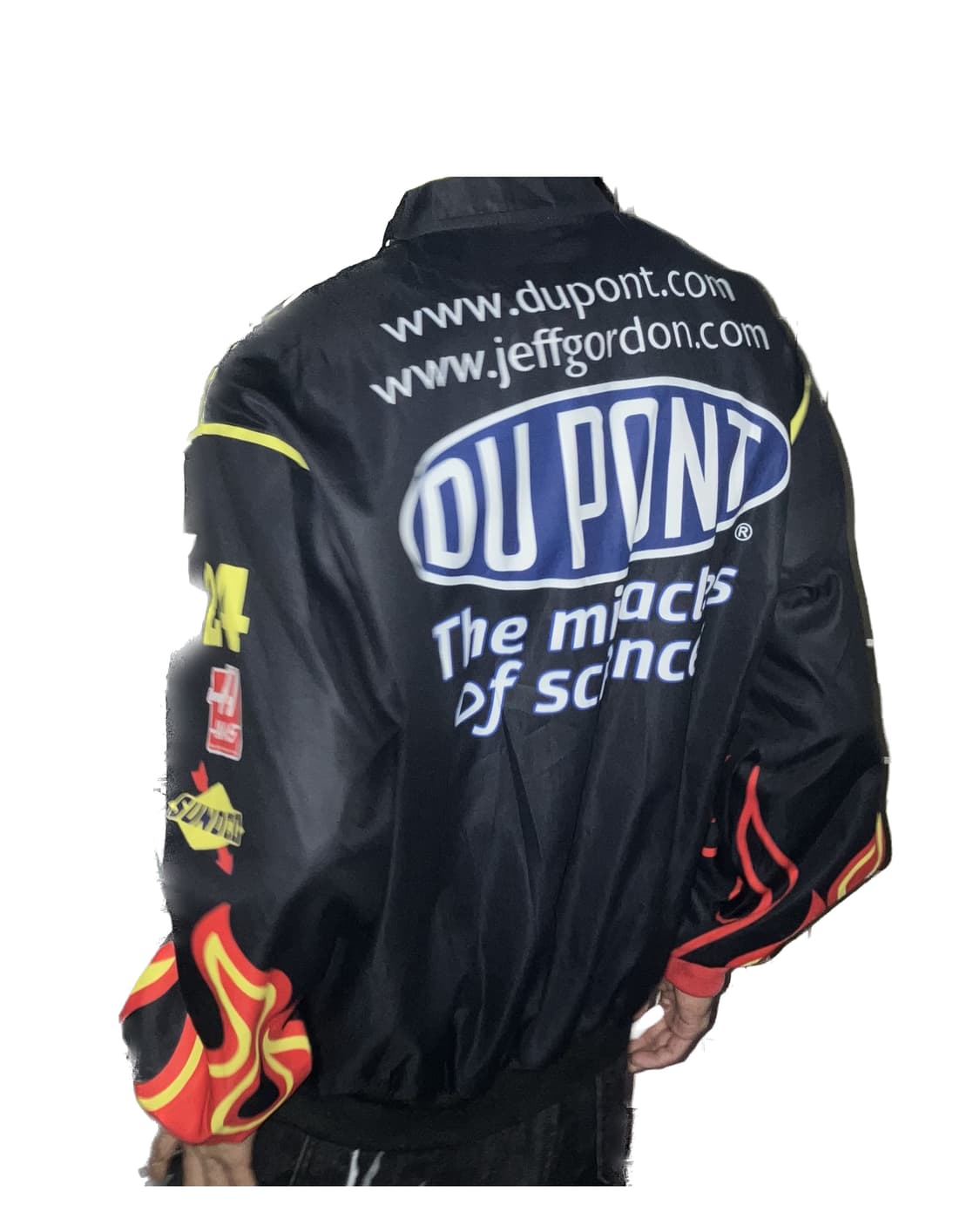 Flame detail racing windbreake 상품이미지3