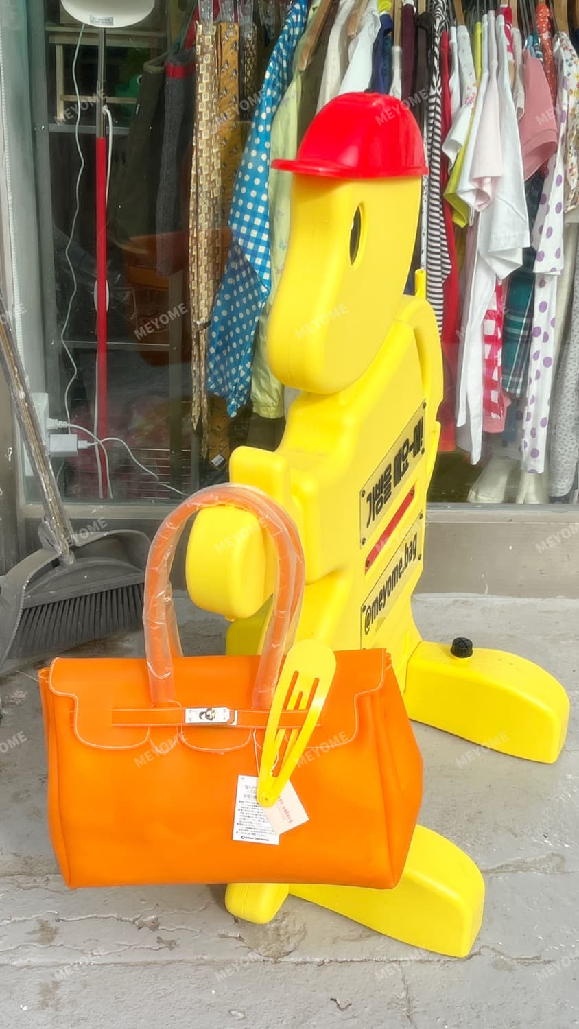 오렌지 빈티지 젤리버킨 🍊 상품이미지3