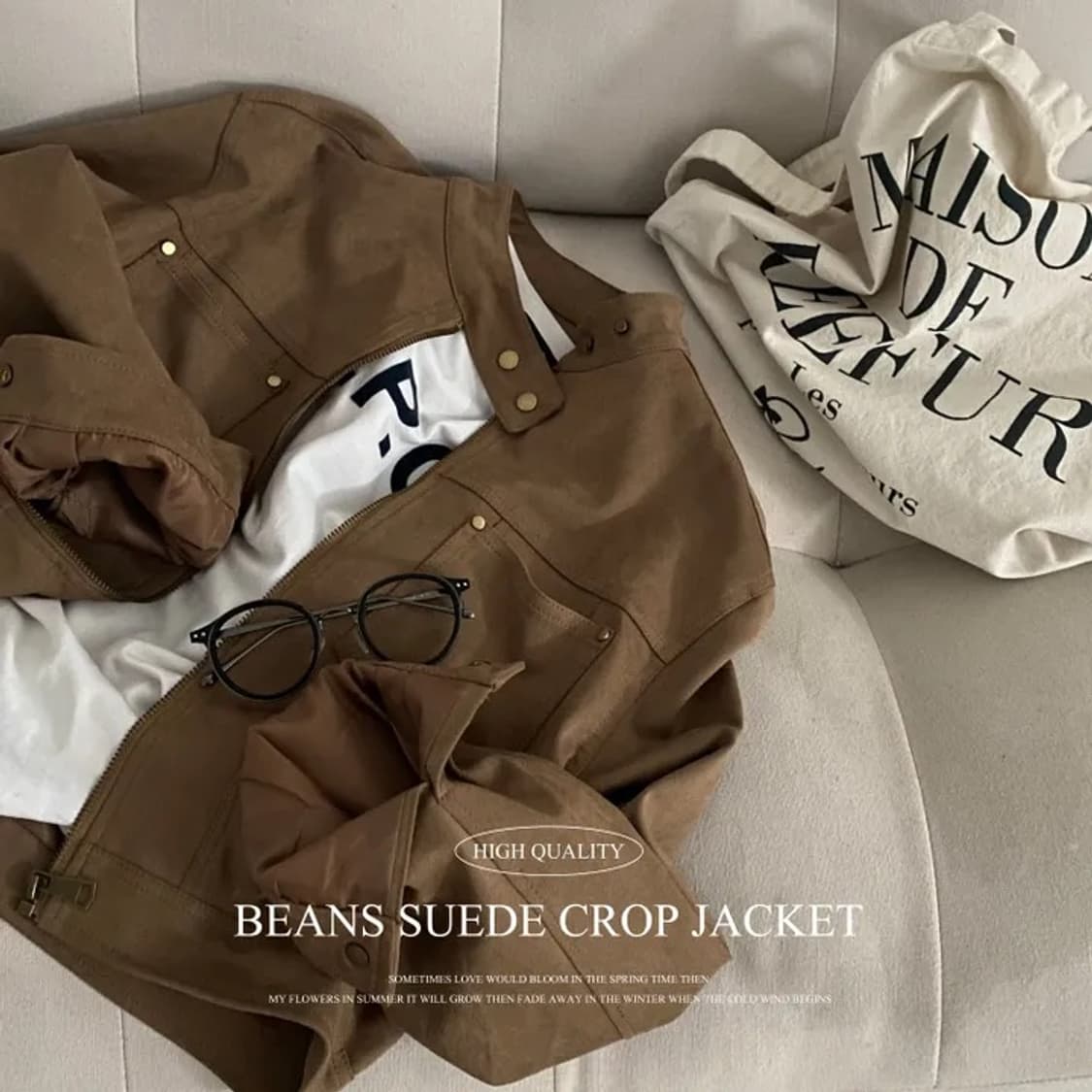 포켓 크롭 자켓 상품이미지1