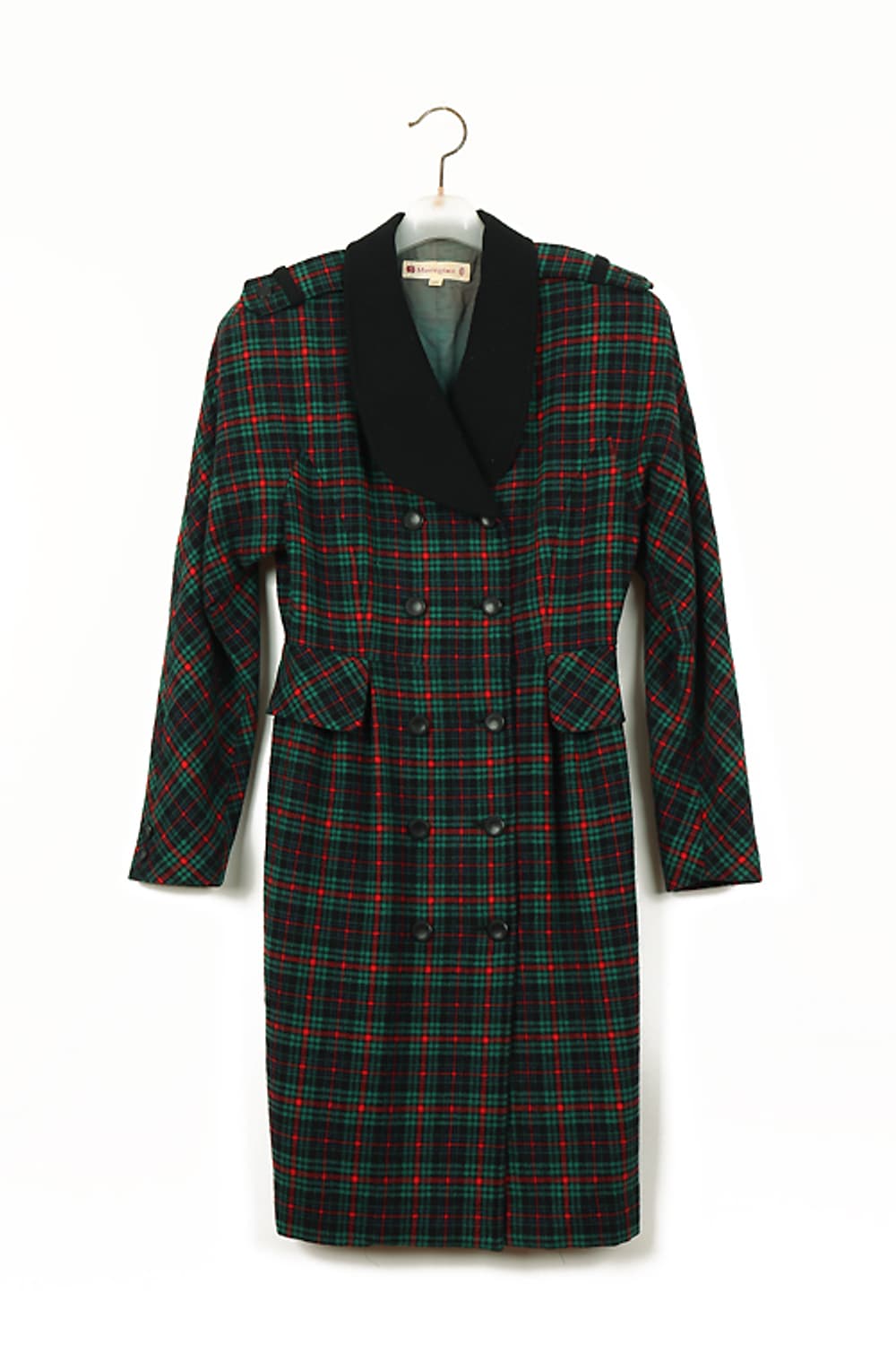 80's MINRIEGRACE 원피스(S) 체크원피스 크리스마스원피스  상품이미지2