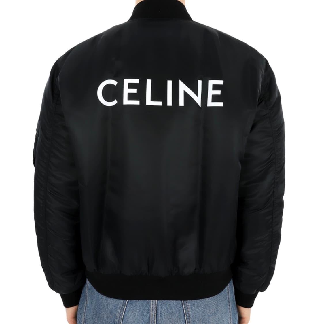 [S+급/48] 셀린느 백로고 블루종 봄버 자켓 블랙 상품이미지8