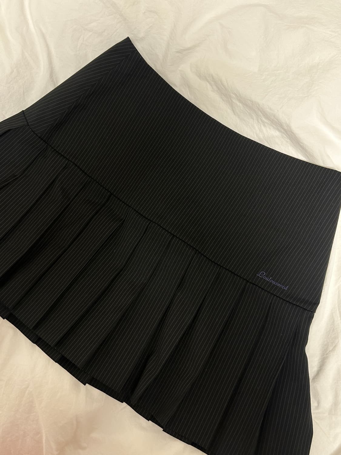 루루서울 플리츠 스커트- 블랙 상품이미지3