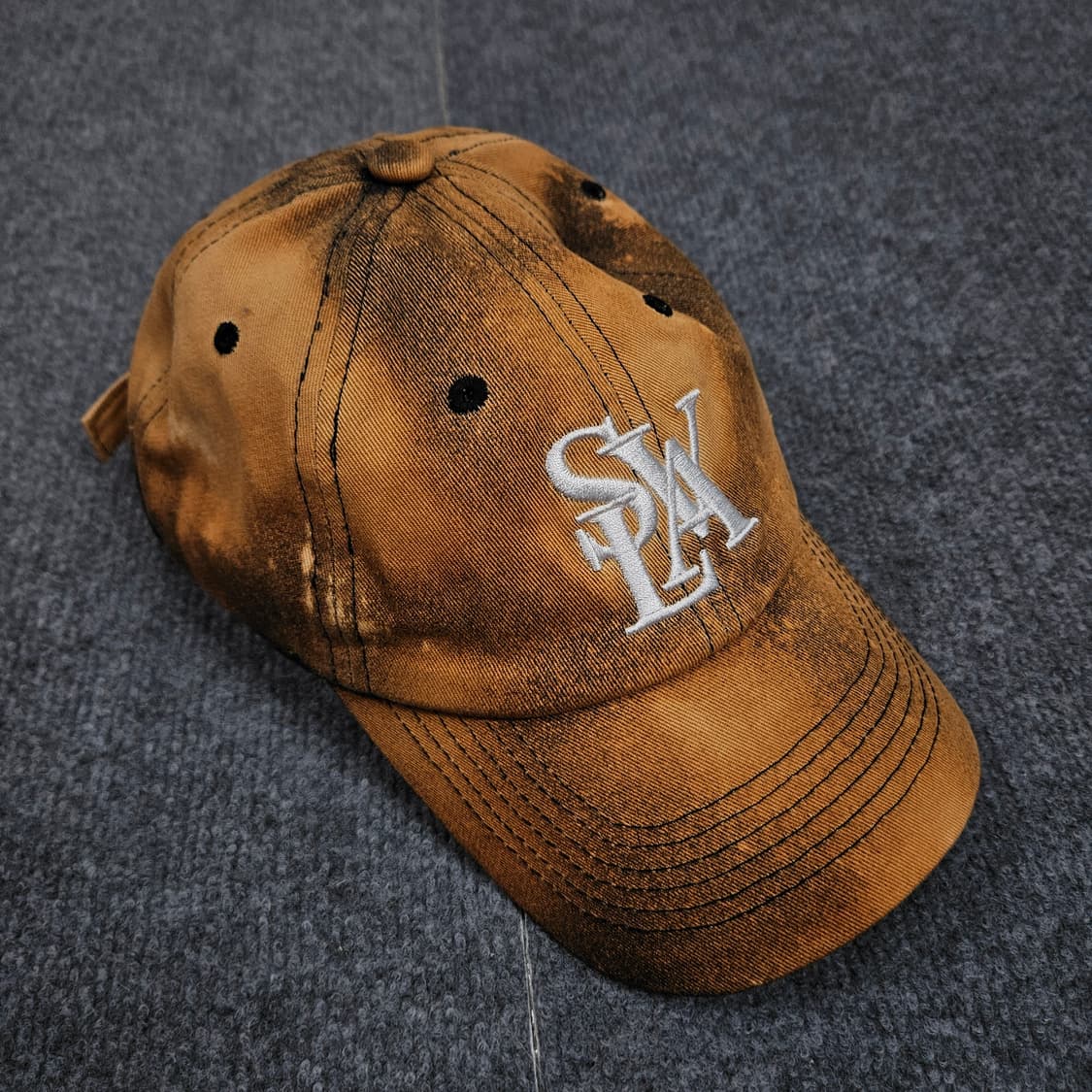 세븐셀라 시그니처 로고 러스트 워싱 볼캡(급처) 상품이미지1