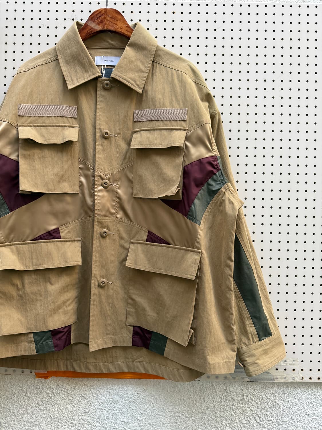 FACETASM PATCHWORK ARMY NYLON 파세타즘 자켓 상품이미지4