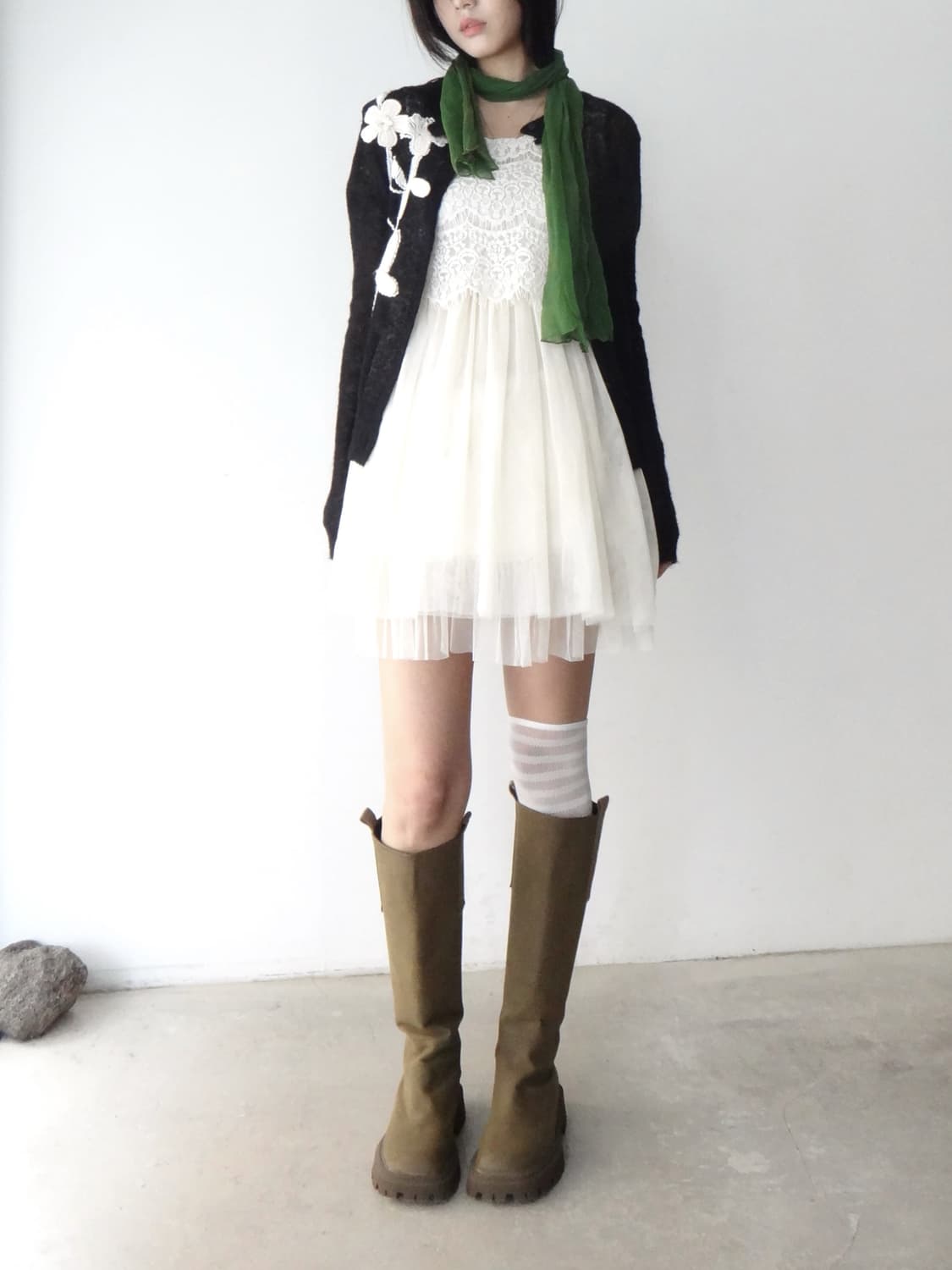 Pure mesh sleeveless blouse & ops  상품이미지2