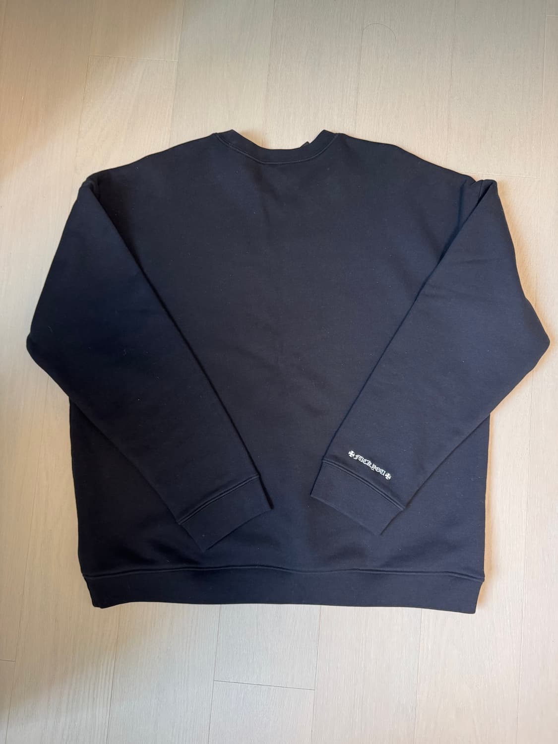 크롬하츠 자수 버티컬 맨투맨 상품이미지4