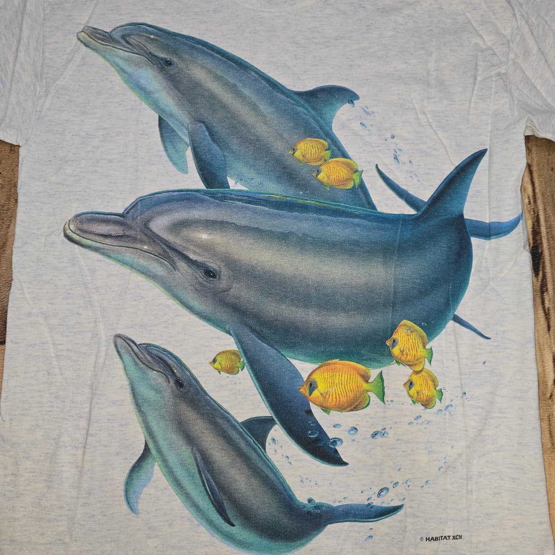 Vintage 90s USA signal sport × habitat 티 상품이미지2