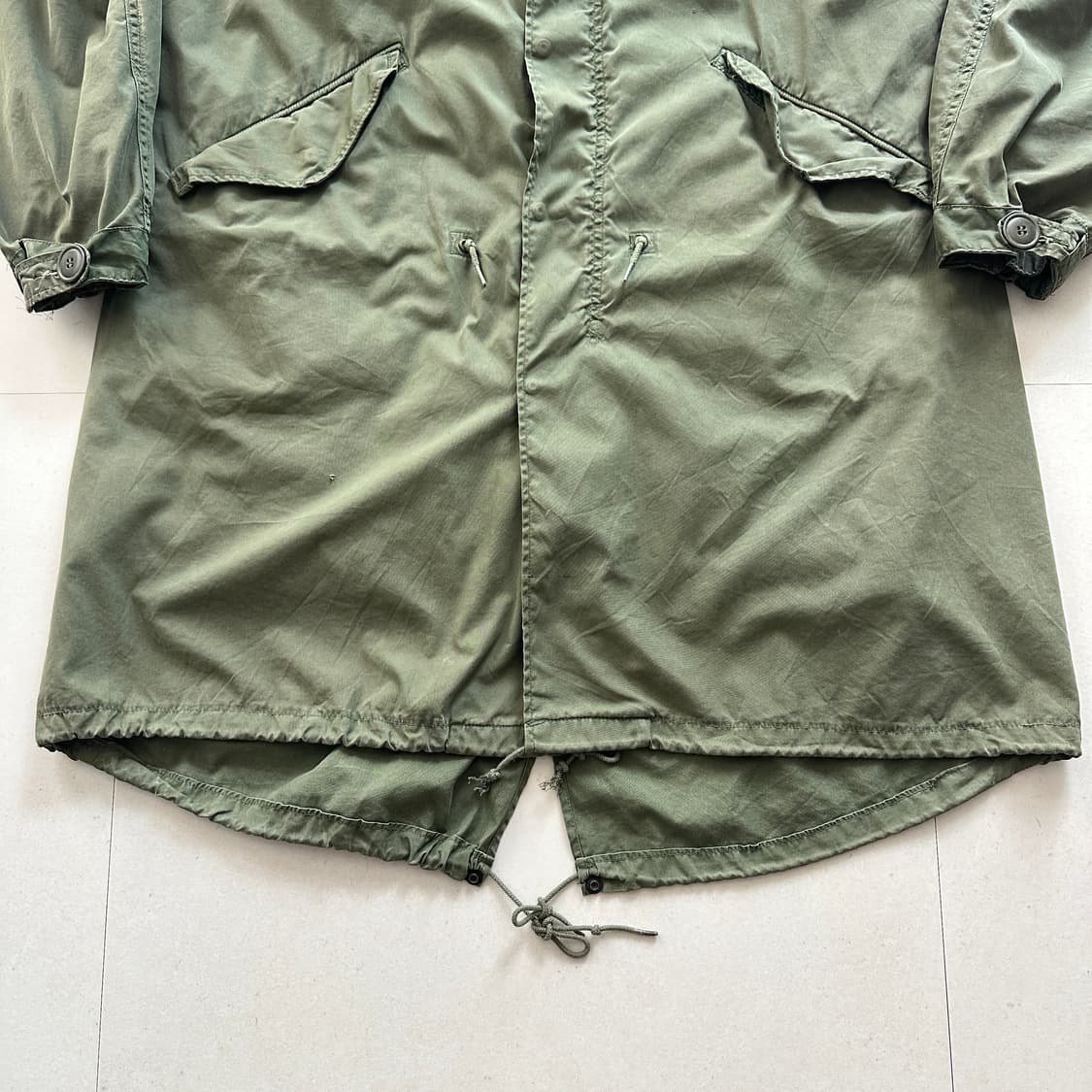 80s USARMY M65 피시테일 파카 자켓 LARGE 상품이미지5