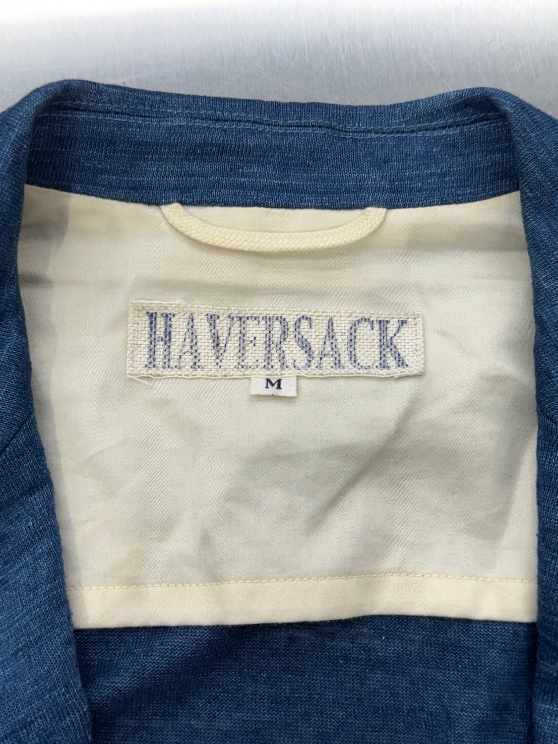 하버색 시룰리언 블루 리넨 스포츠 플랩 포켓 블레이저 자켓 상품이미지7