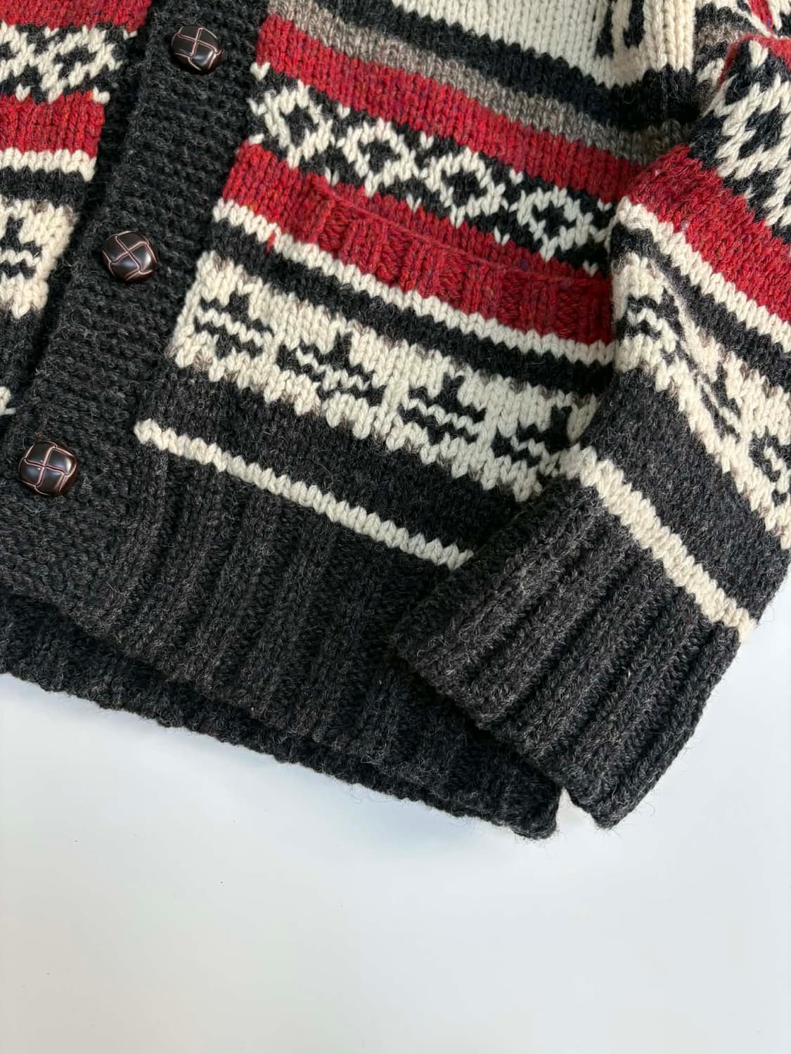 [M] 빔즈 노르딕 니트 스웨터 가디건 상품이미지3