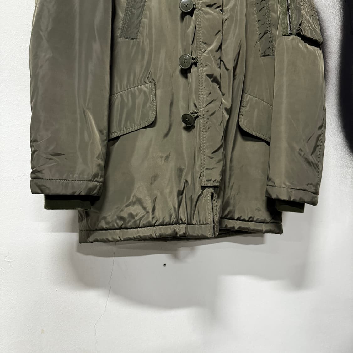 VTG 빈티지 밀리터리 퍼 후드 탈부착 다운 파카 상품이미지5