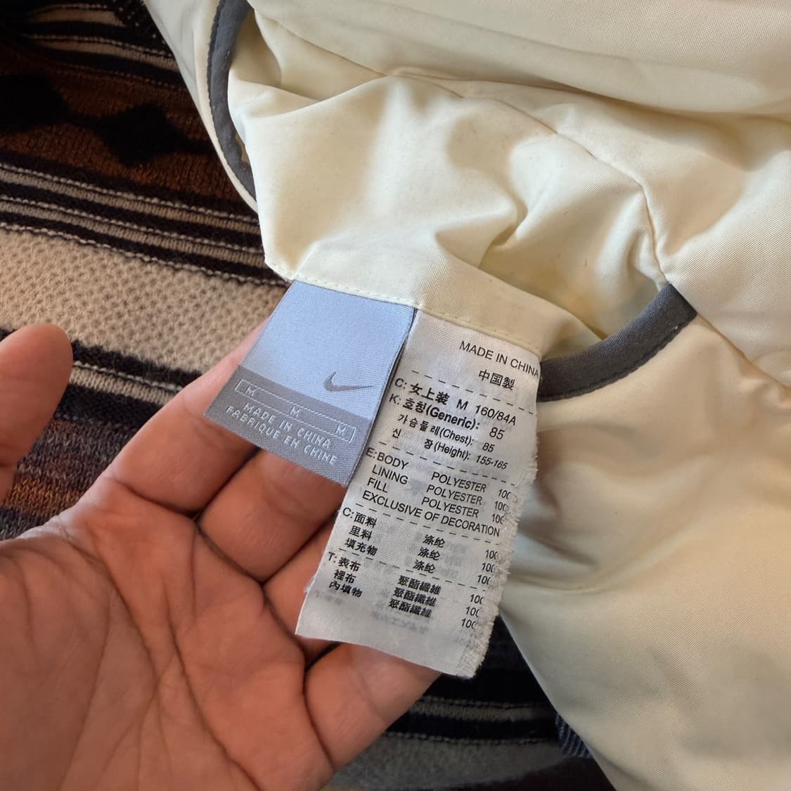 00'S 리버서블 나이키 라이트 패딩 자켓 상품이미지10