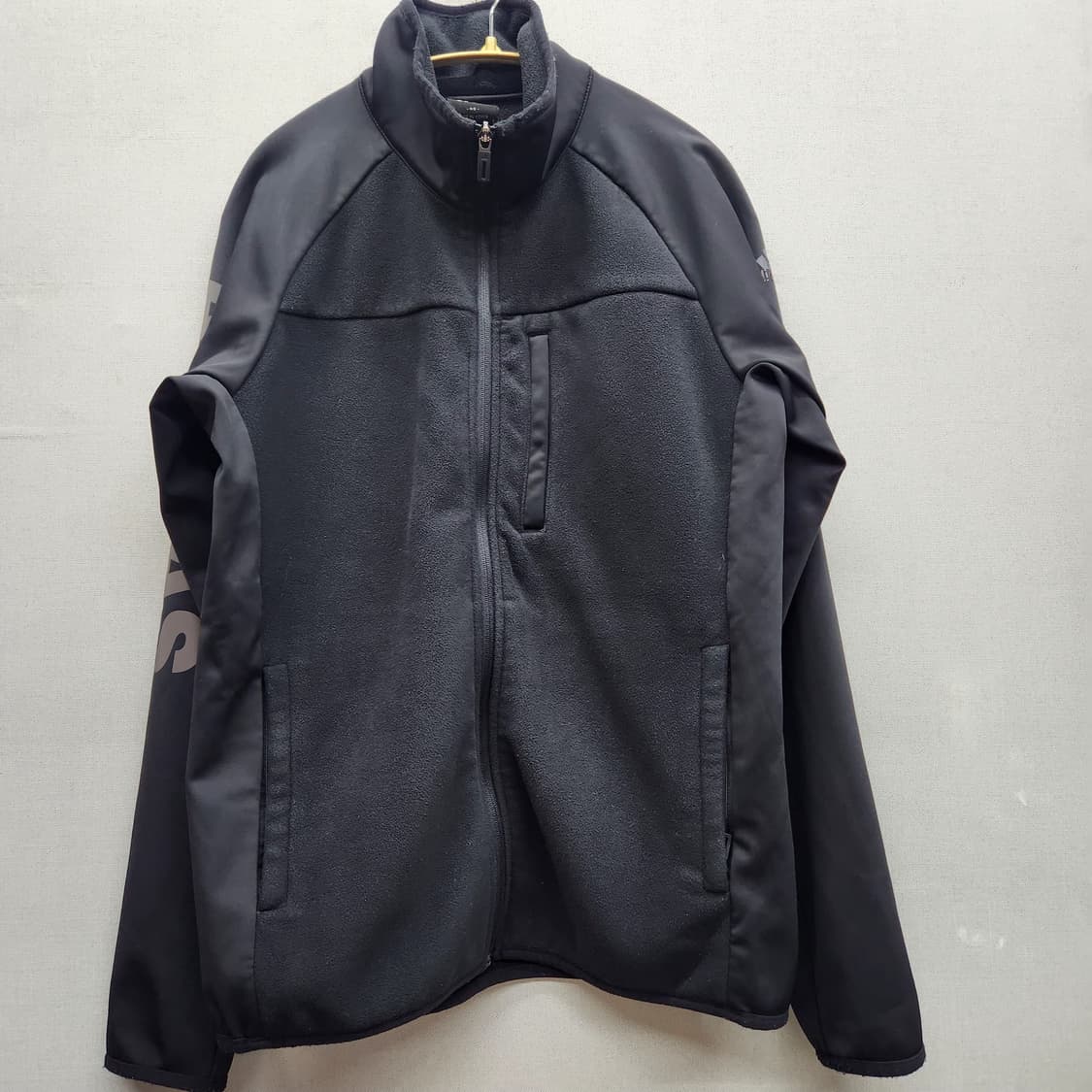 아디다스 사이드 레터링 로고 플리스 자켓 95(M~L) 남여공용 상품이미지1