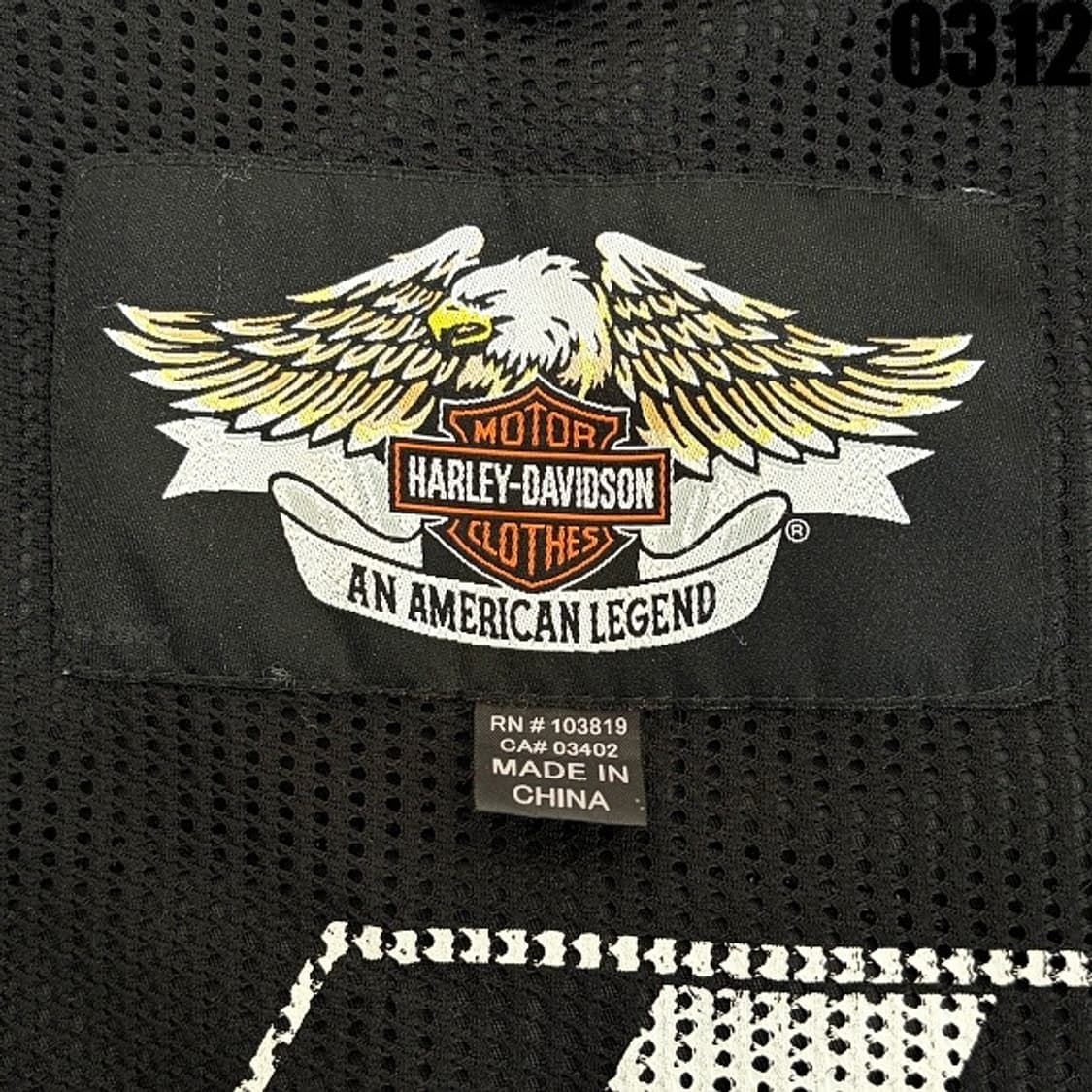 할리데이비슨 레이싱 나일론 집업 자켓 XL 0312 상품이미지7