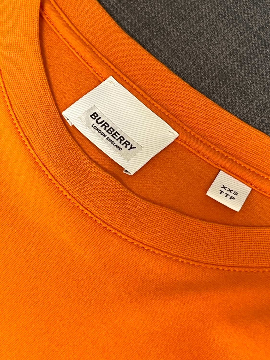 버버리 호스페리 반팔 티셔츠 오렌지 상품이미지3