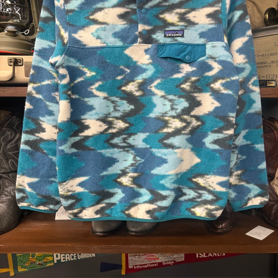 FA17 파타고니아 네이티브 패턴 신칠라 풀오버 플리스 상품이미지4