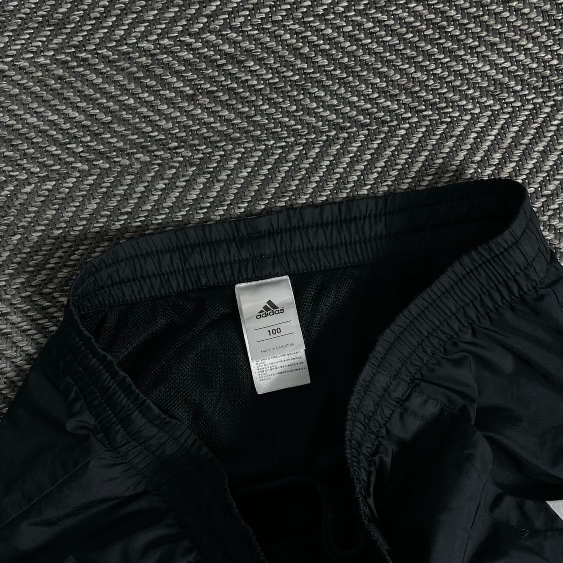 00s 아디다스 올드스쿨 블랙 우븐 트랙자켓&트랙팬츠 세트o 3694 상품이미지10