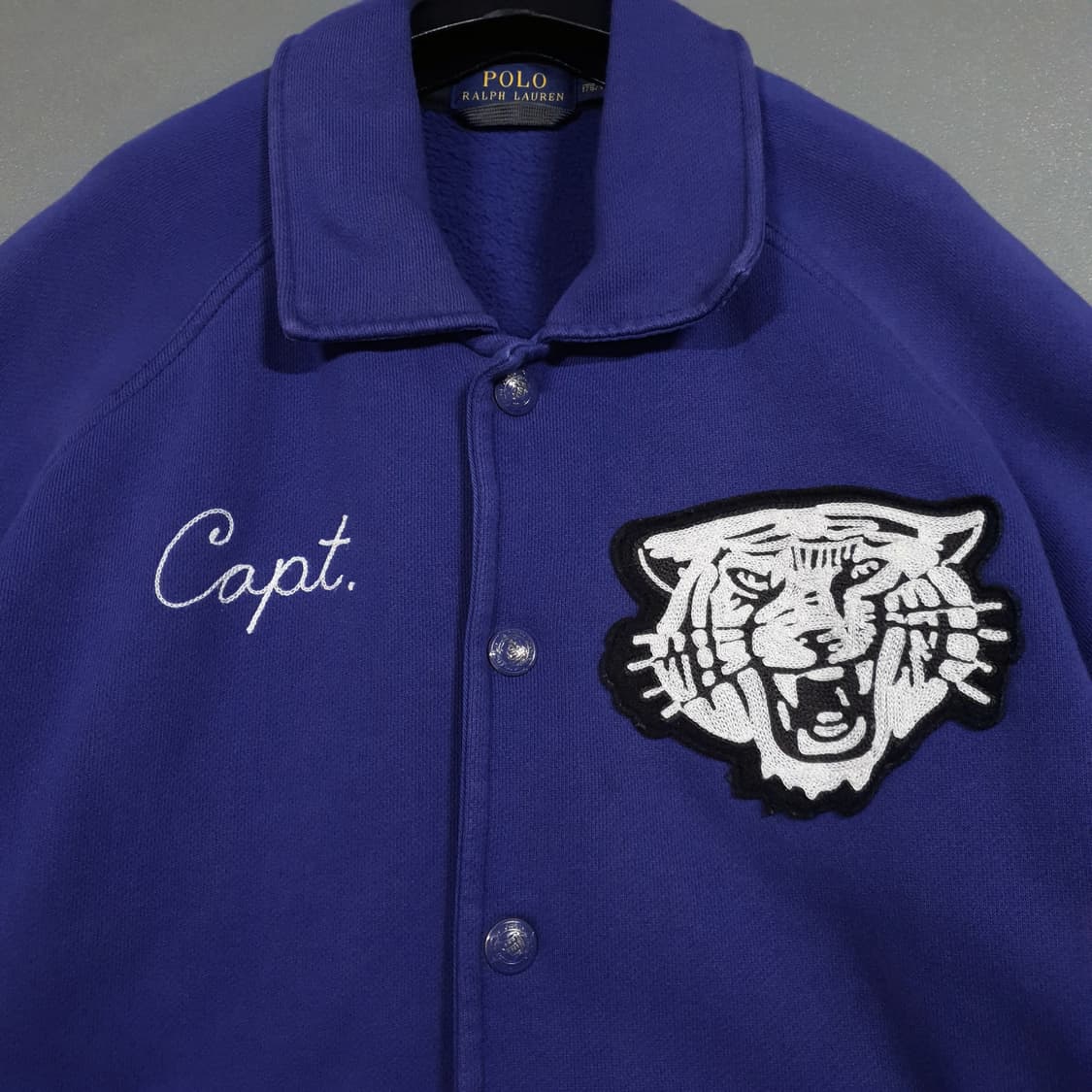 실측 XL) 폴로 랄프로렌 RL 뉴욕 타이거 코튼 스타디움 바시티 자켓 상품이미지2