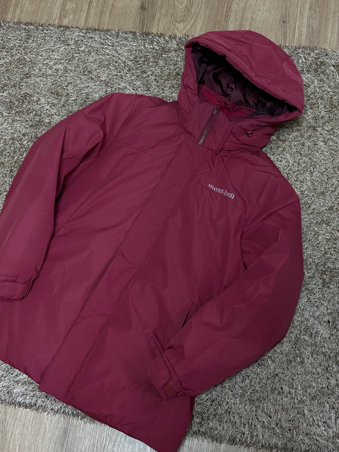 몽벨 클라우드 마운틴 패딩 95 미디움 버건디 상품이미지1