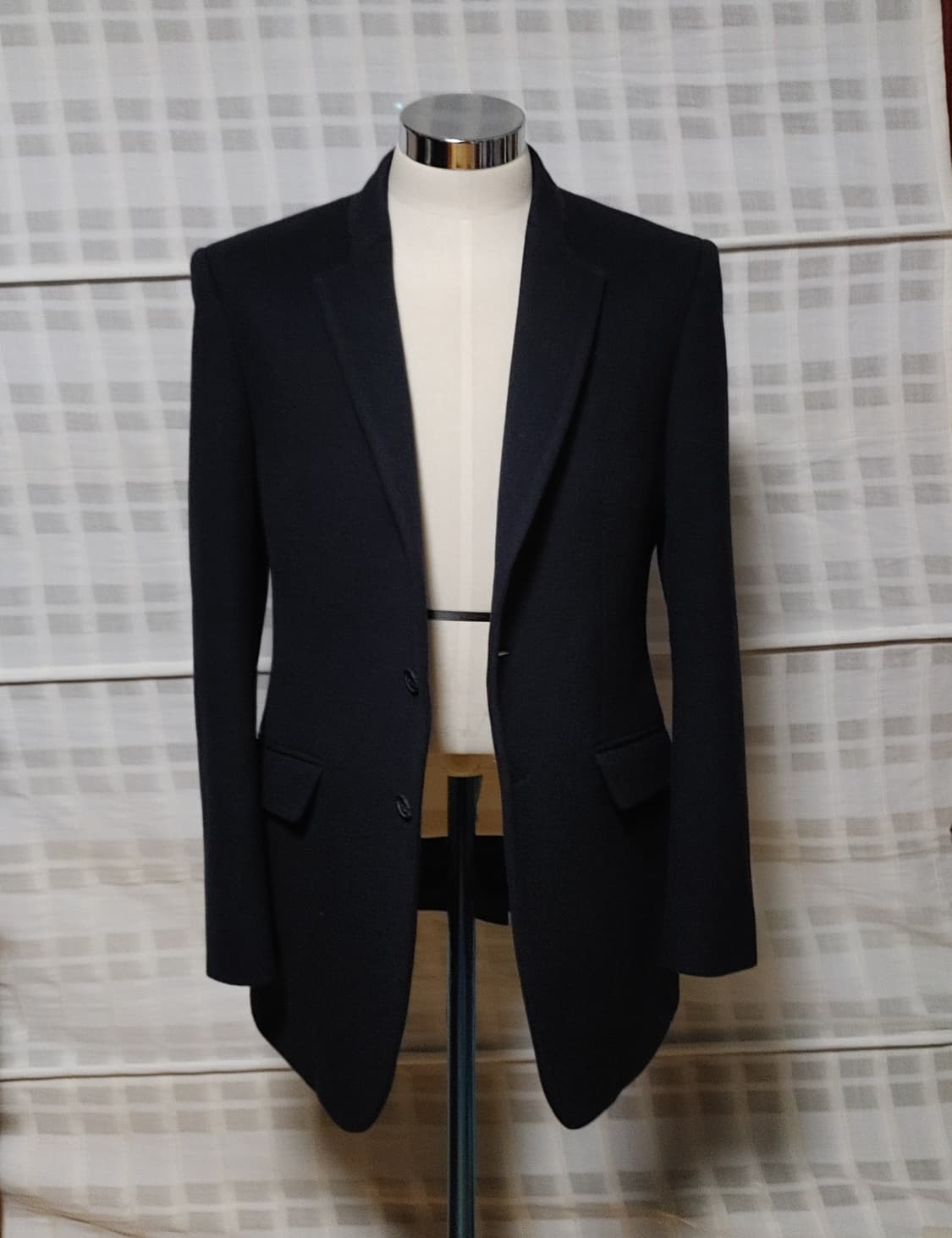 (한섬) 타임 옴므 네이비 코트 자켓 95~100 / 캐시미어 블렌디드 상품이미지1