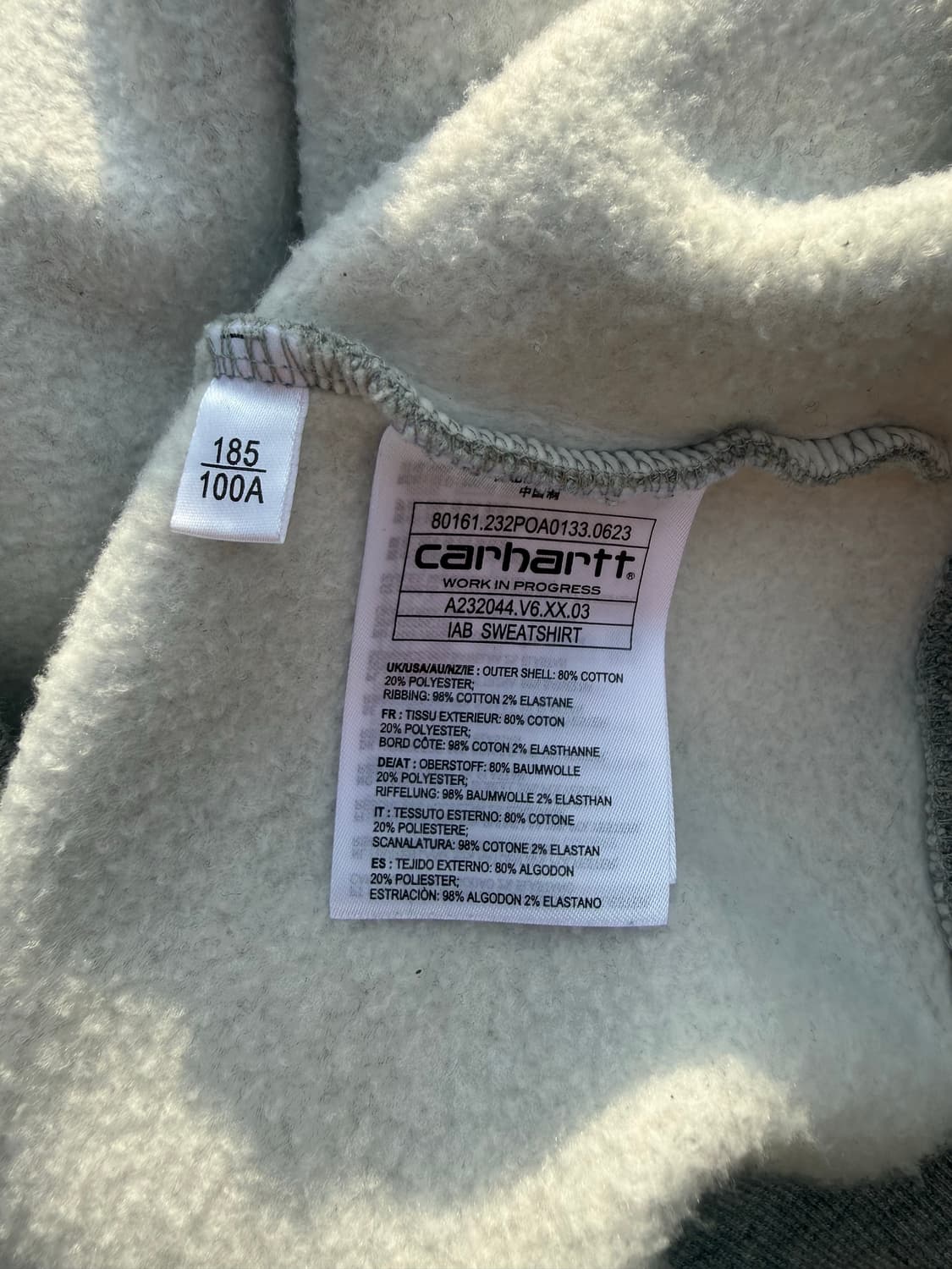 Carhartt X IAB Studio 칼하트 X 아이앱 스웻셔츠 셋업 상품이미지6