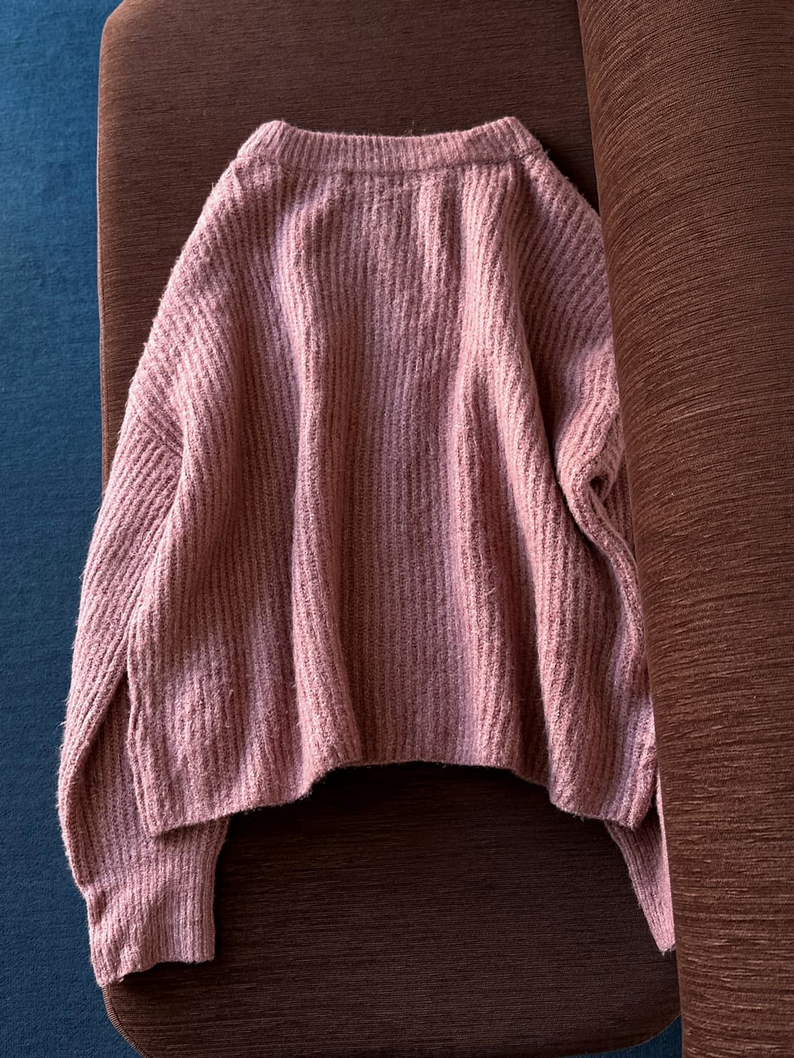 Brushed fabric rib wide knit P/O 상품이미지7